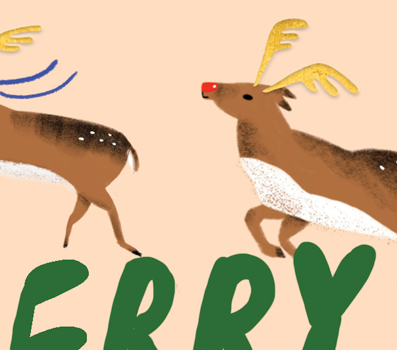 RUDOLPH AND FRIENDS - Holiday Card