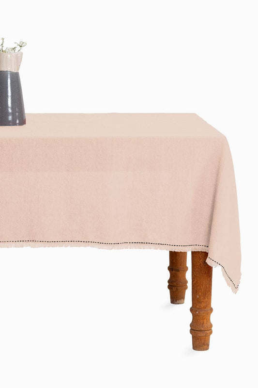 Decorative Kantha Linen Tablecloth