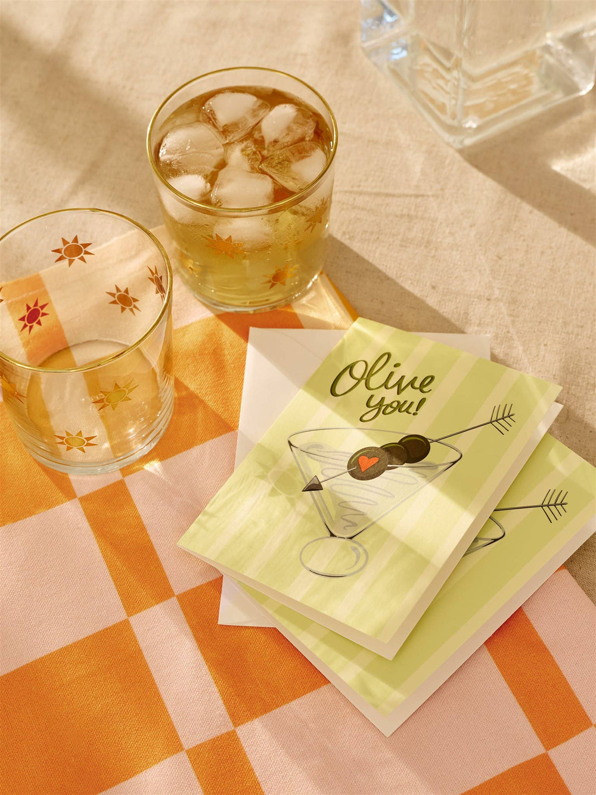 Olive You Martini Greeting Card