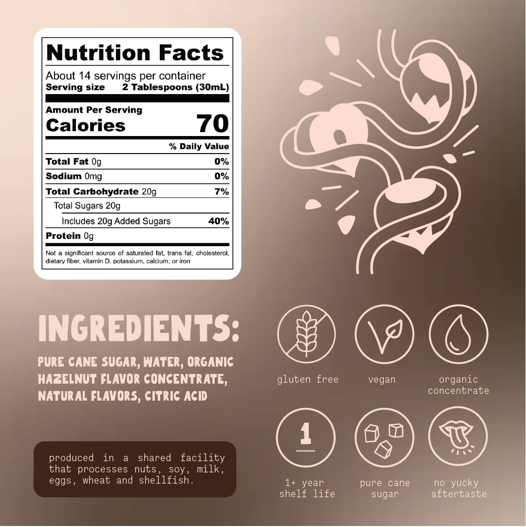 Hazelnut Praline Syrup