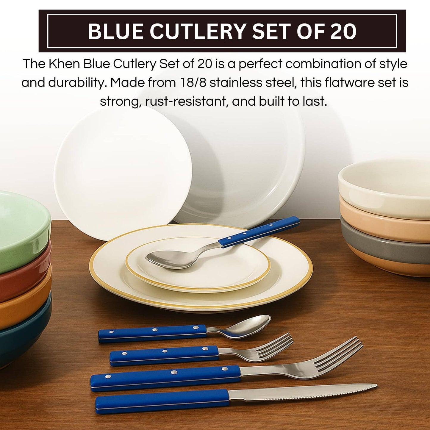 Khen Blue Cutlery