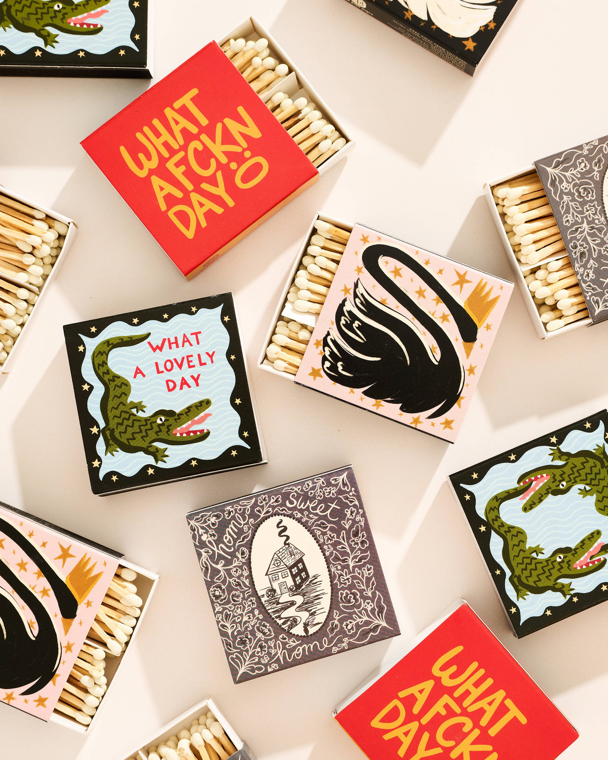 What A Lovely Day Alligator Matchbox