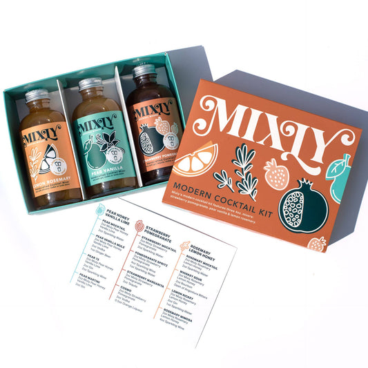 Modern Cocktail/Mocktail Drink Kit & Gift Set