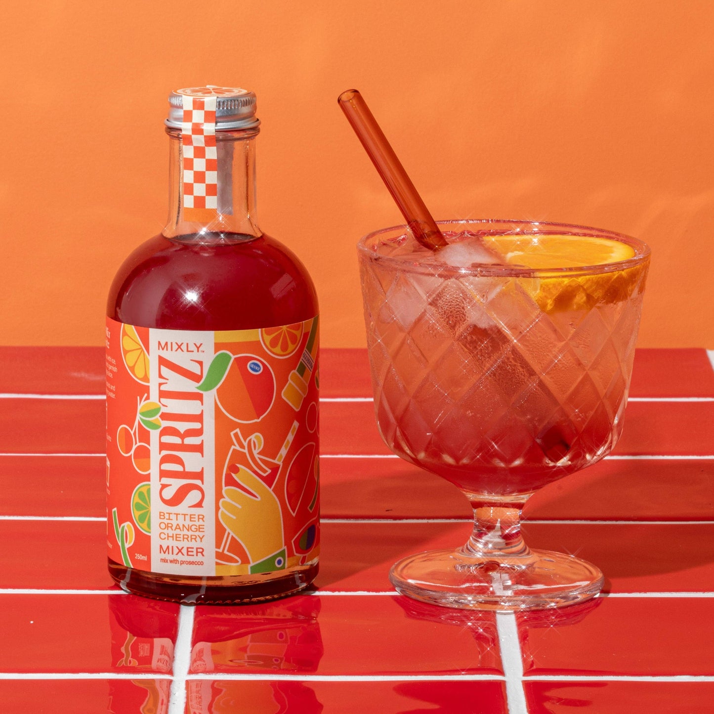 Bitter Orange Cherry Spritz Cocktail/Mocktail Mixer