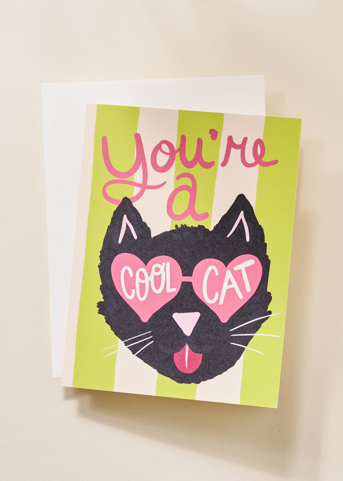 Cool Cat Greeting Card