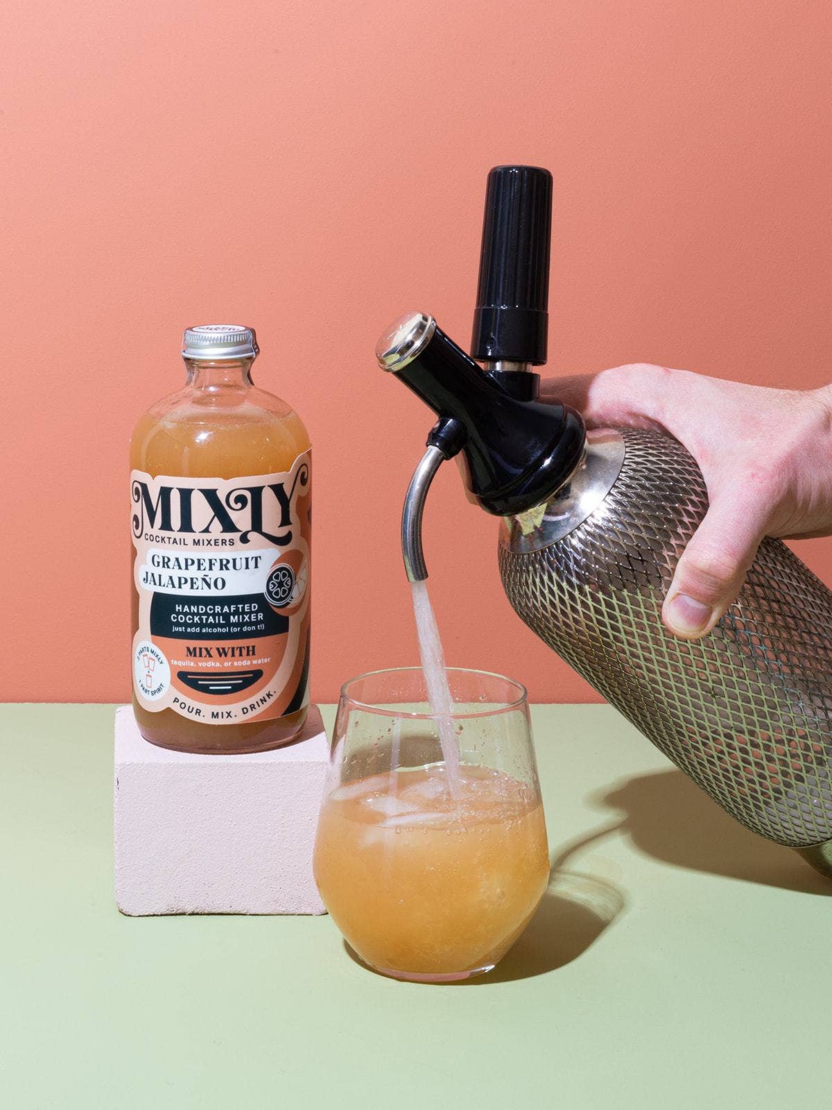 Grapefruit Jalapeño Cocktail/Mocktail Beverage Mixer