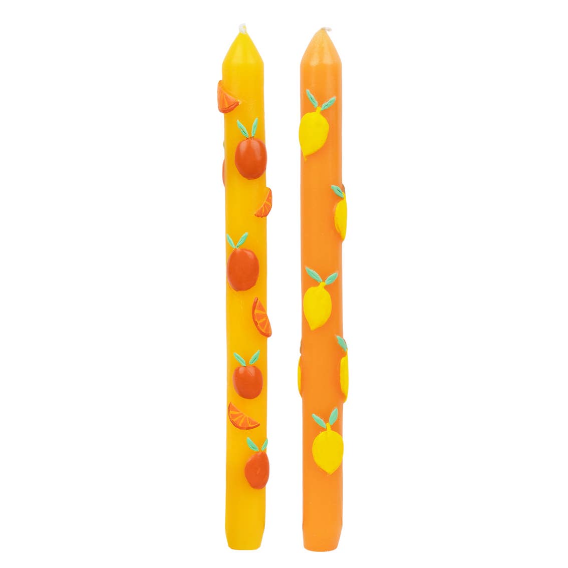 Citrus Taper Candles | 2 Pack | Summer | Home Decor | Gift |