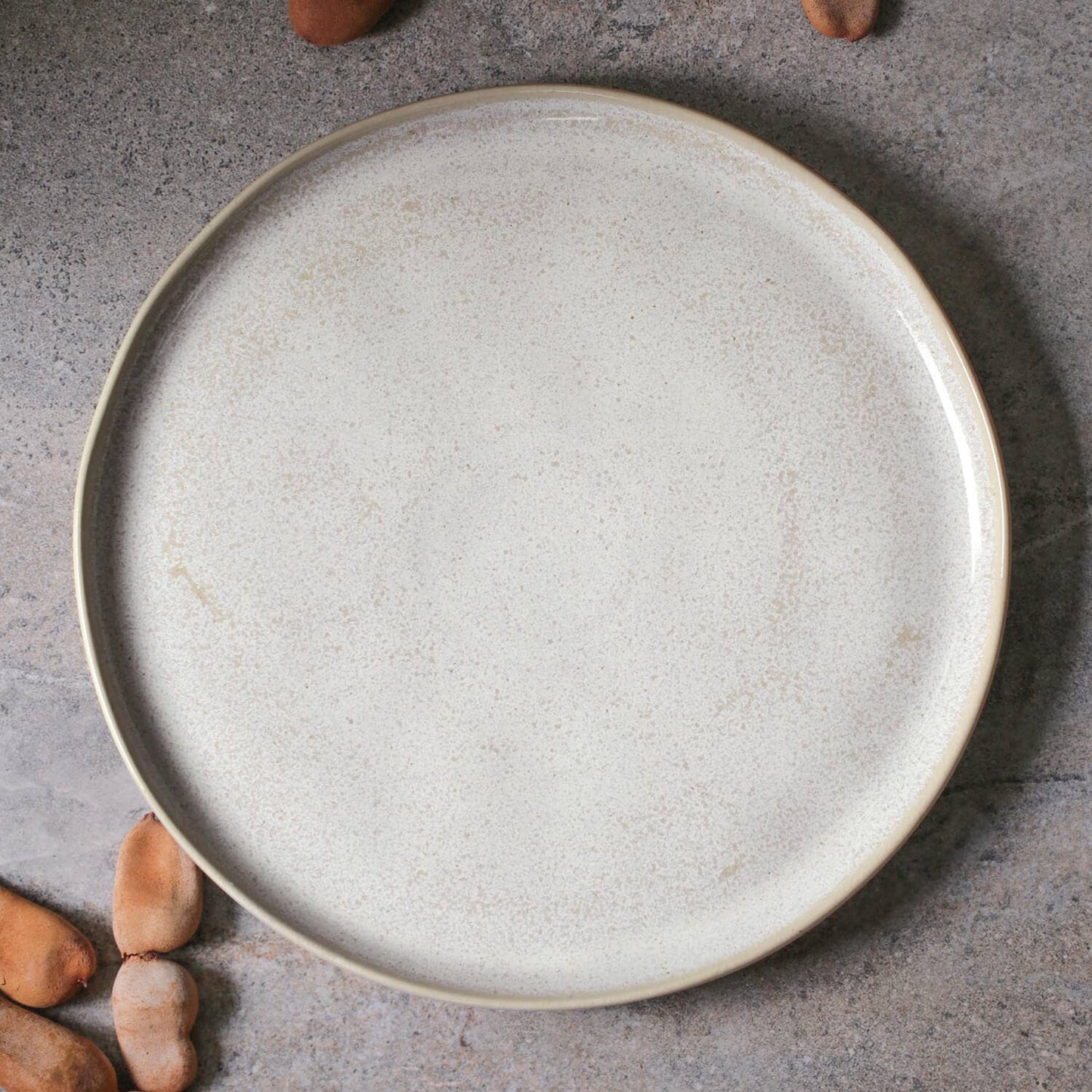 Bio Stoneware Latte Dinner Plate, 10.8"