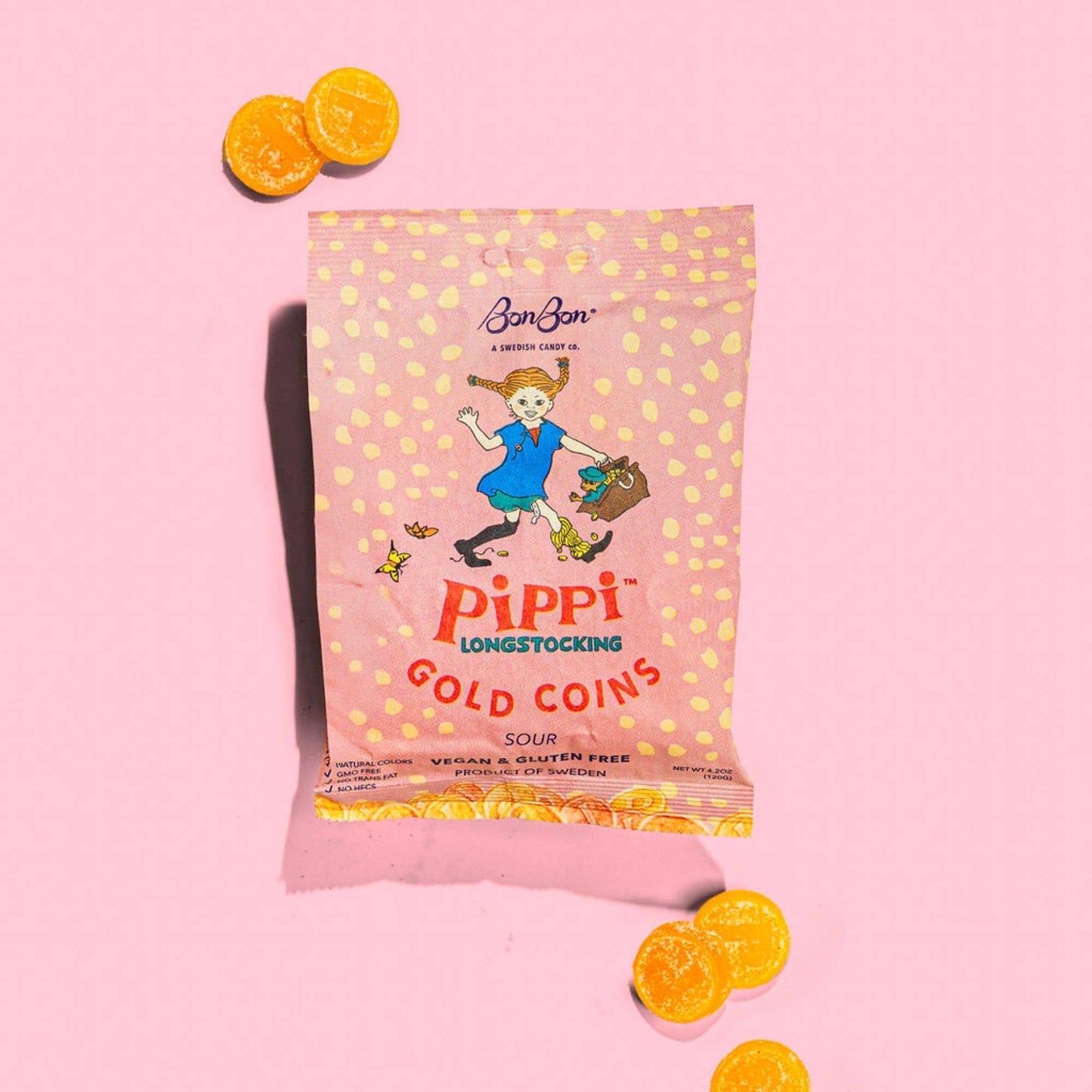 Pippi Longstocking Gold Coins - Swedish Candy