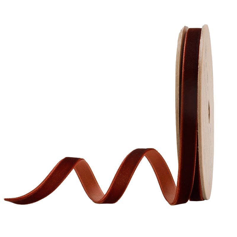 17 Colors | 3/8" Velvet Ribbon | 10 Yard Roll