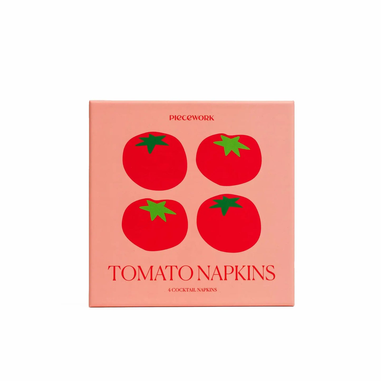 Tomato Cocktail Napkins - Set of 4
