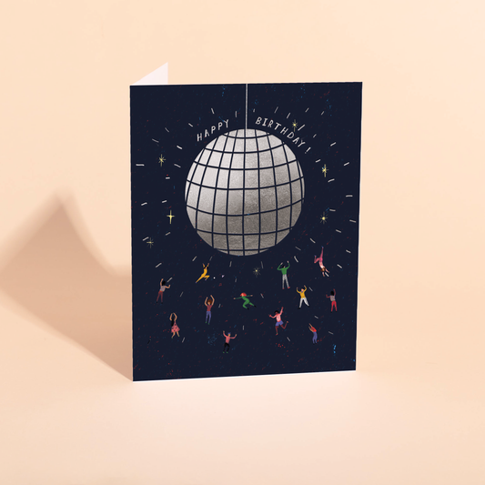 DISCO BALL - Birthday Card