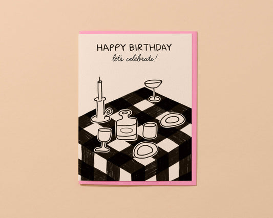 Dinner Party Birthday Card
