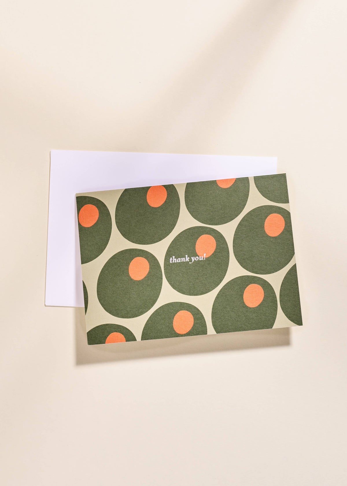 Martini Hour Foil Pressed Thank You Note - Single Card