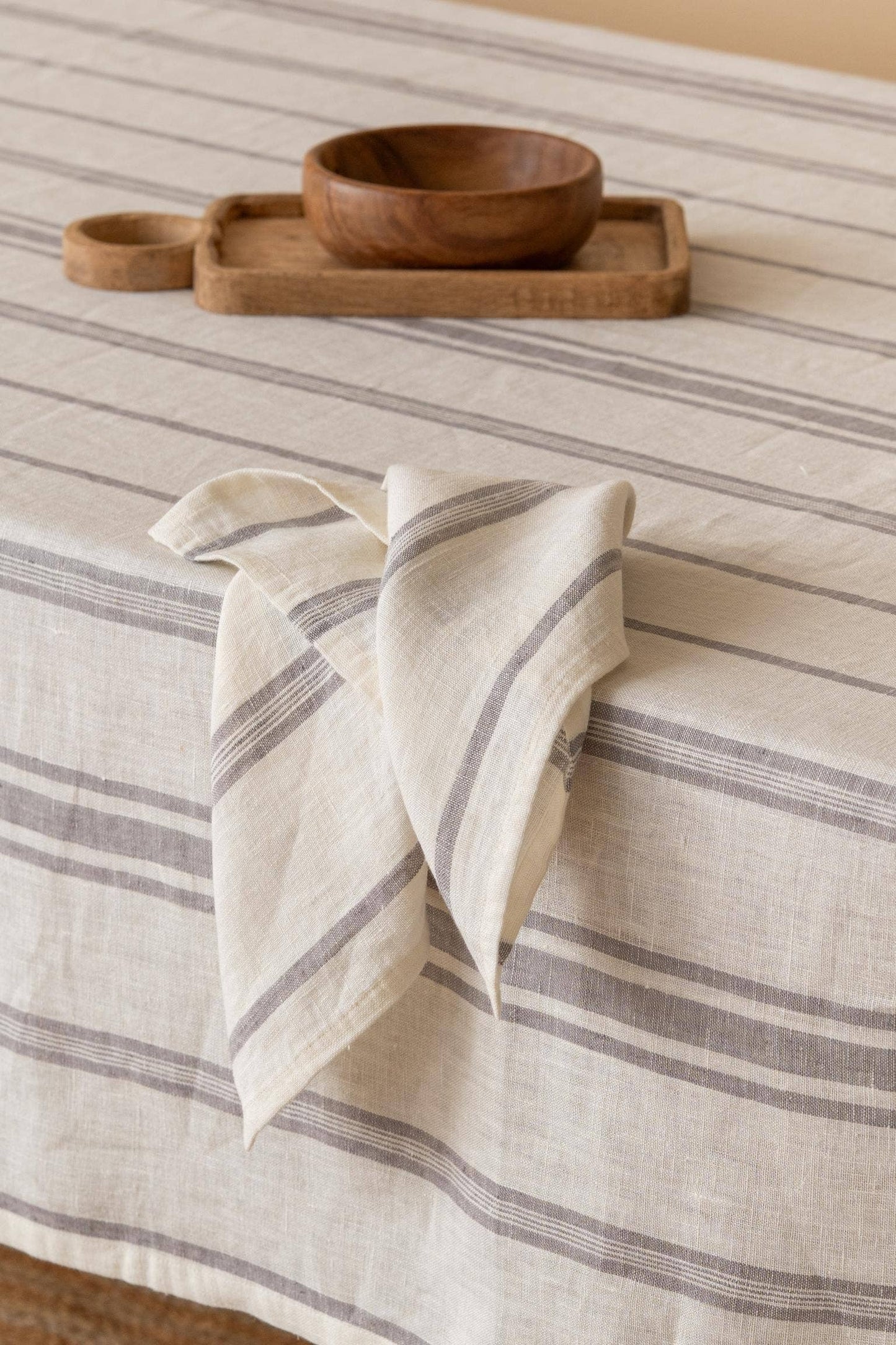 Pure Denise Linen Napkin – Yarn-Dyed Striped
