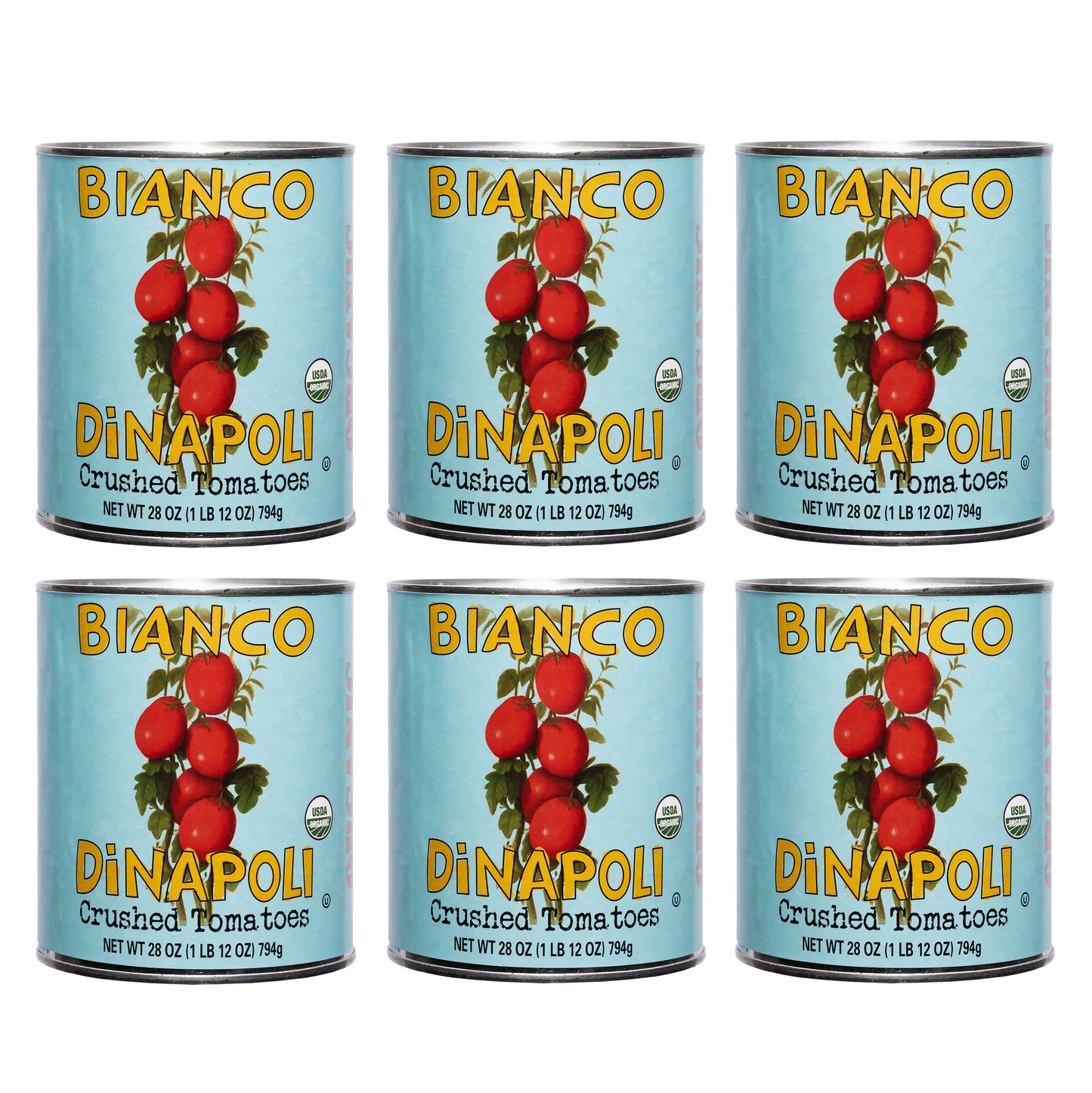 Bianco DiNapoli 28oz  Organic Crush & Puree (6 ct)