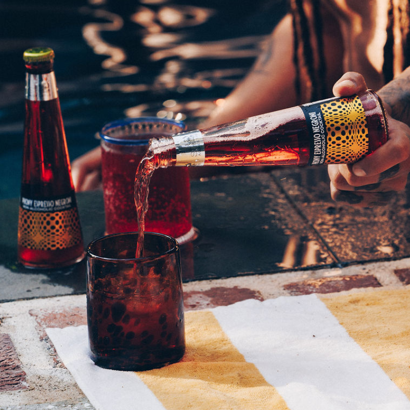 St. Agrestis Non-Alcoholic Phony Espresso Negroni®.