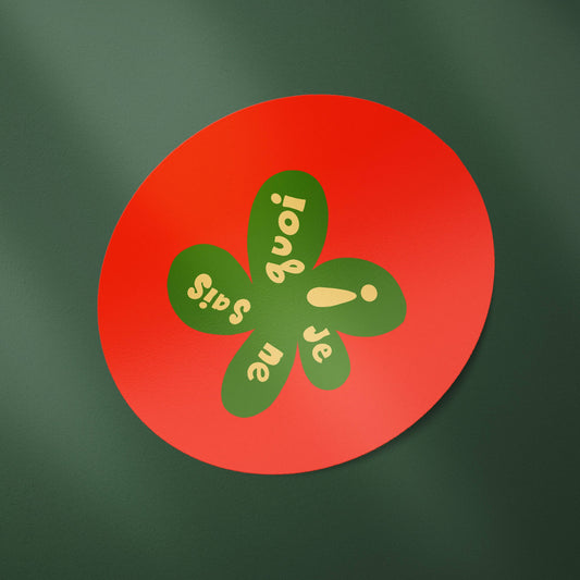 Je Ne Sais Quoi Tomato Sticker
