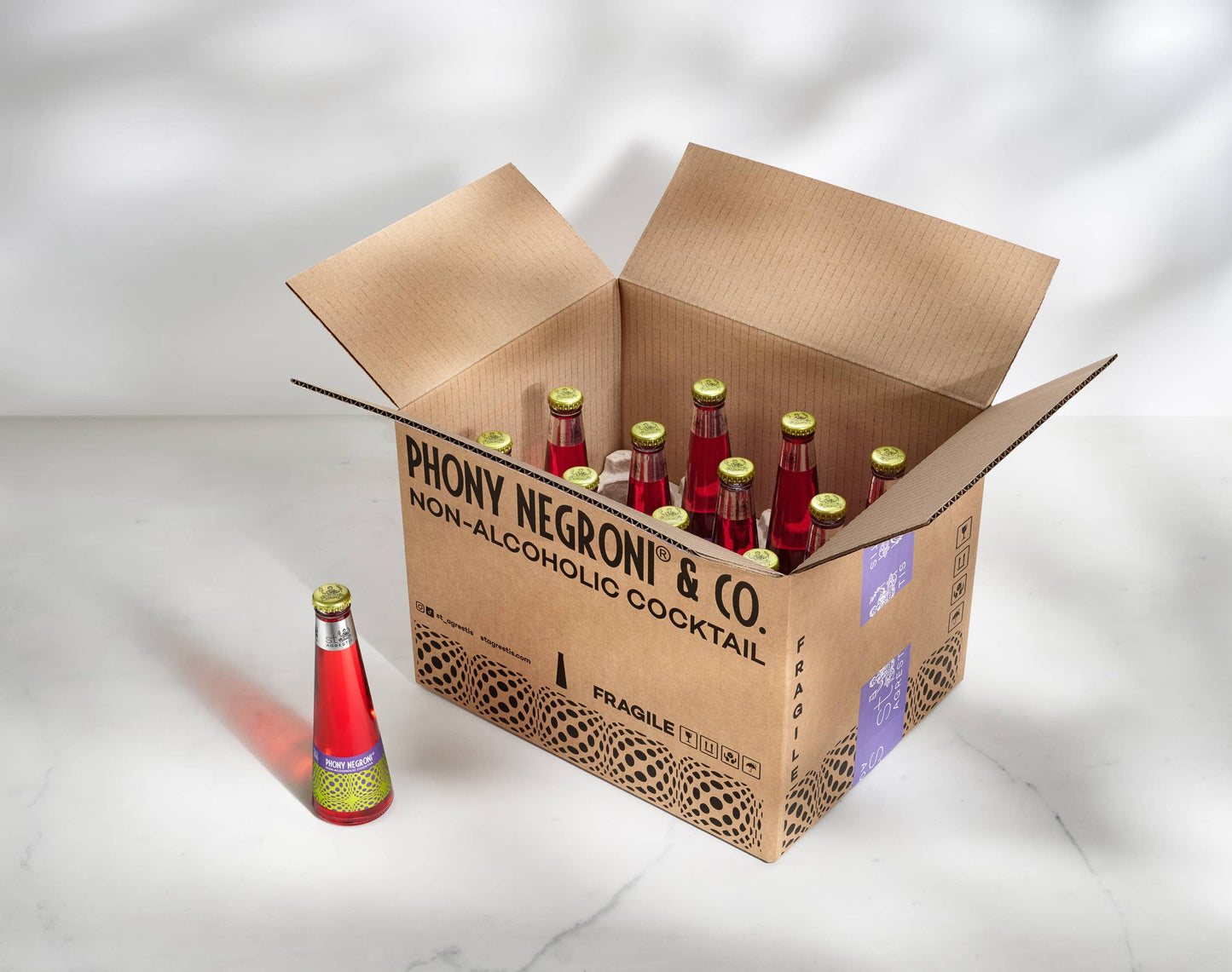 St. Agrestis Non-Alcoholic Phony Espresso Negroni®.