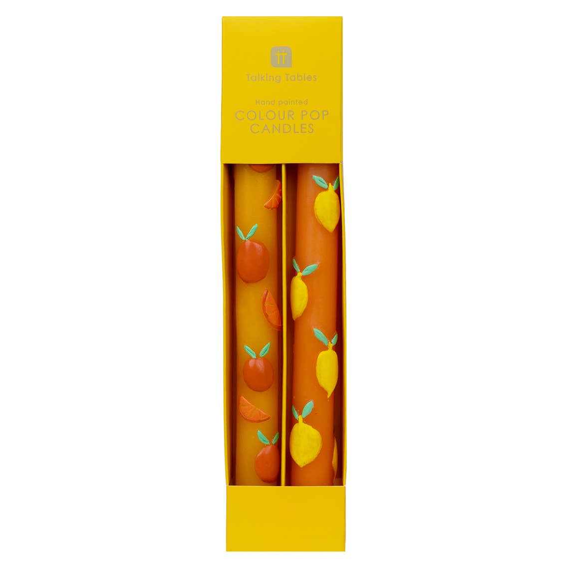 Citrus Taper Candles | 2 Pack | Summer | Home Decor | Gift |