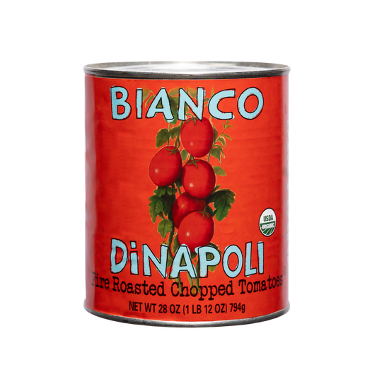 Bianco DiNapoli 28oz Organic Fire Roasted Chopped tom (6 ct)