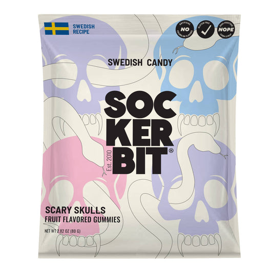 Scary Skulls Swedish Candy Bag 2.8oz