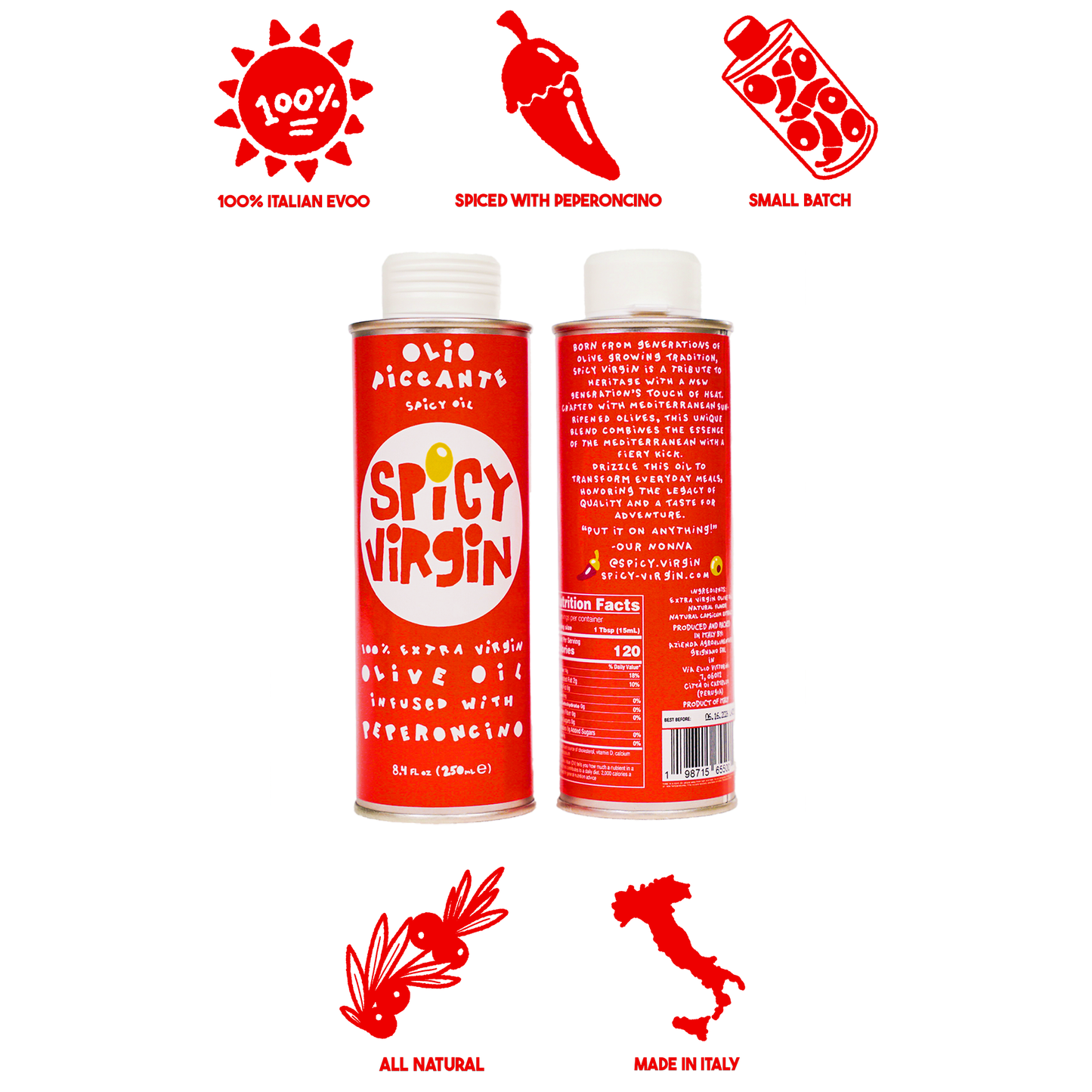 Spicy Virgin - Spicy Italian Finishing Olive Oil