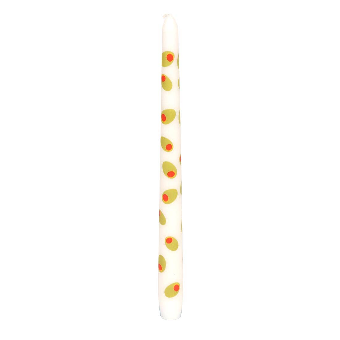 Olive Taper Dinner Candles  | 2 Pack | Summer Decor |