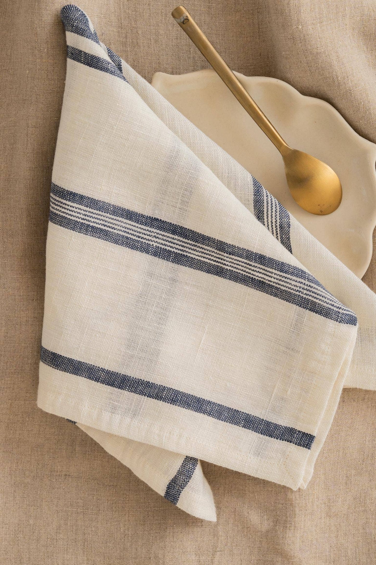 Pure Denise Linen Napkin – Yarn-Dyed Striped