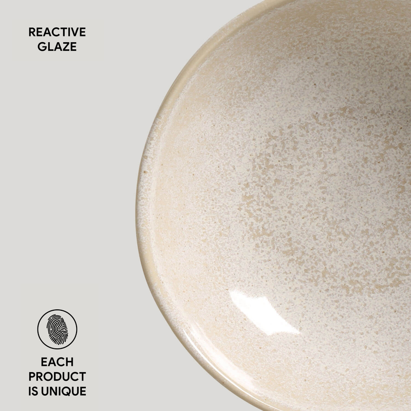 Cereal Bowl Latte Stoneware 17.6 Oz