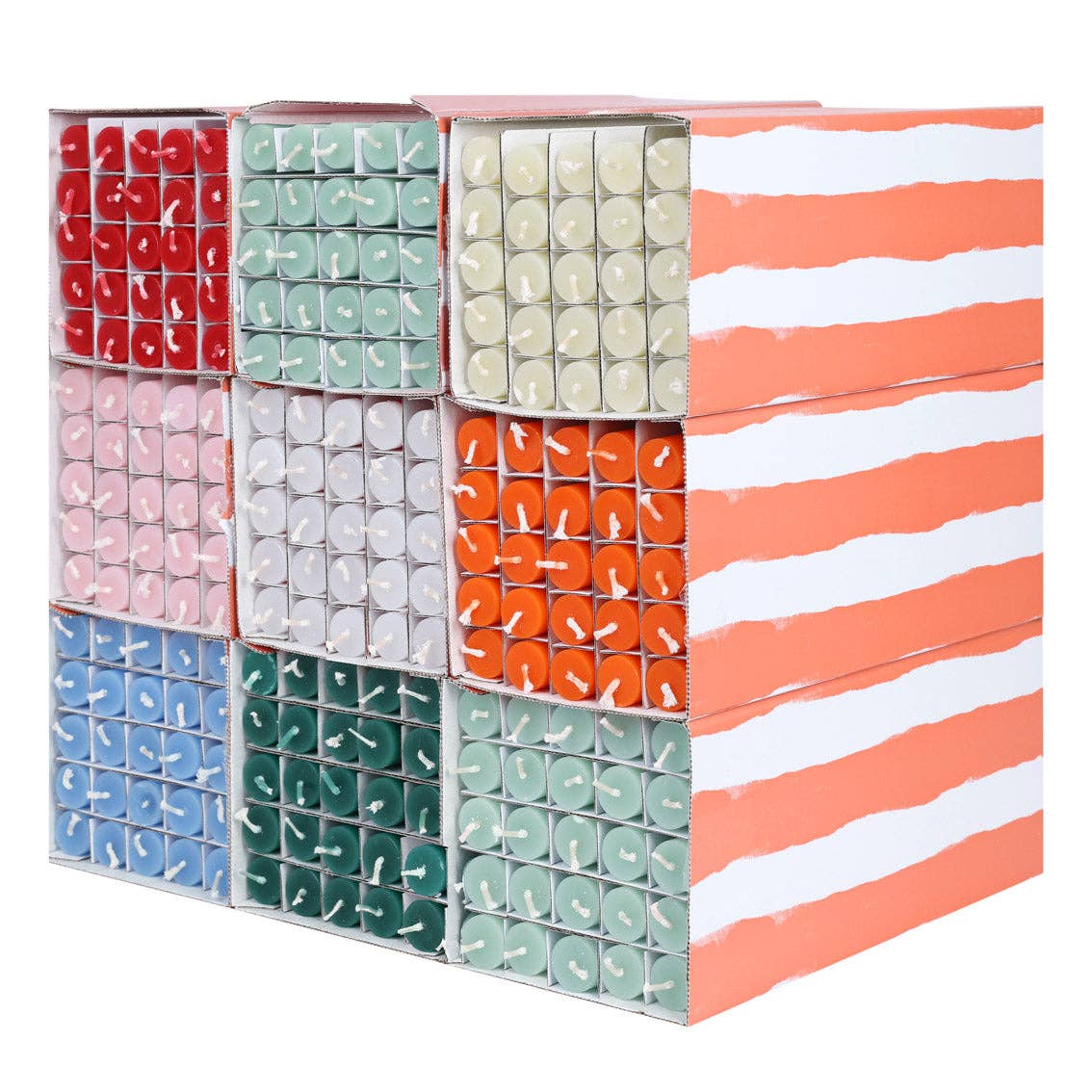 Cream Taper Candles | 25 Candles | POS Unit | Wedding |