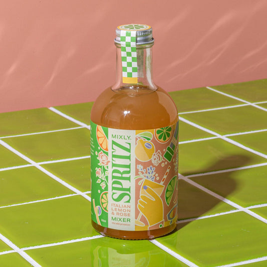 Italian Lemon & Rose Spritz Cocktail/Mocktail Mixer
