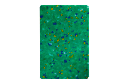 Recycled Plastic Cutting Board Small Green Confetti