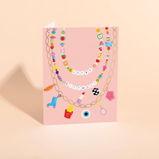 FESTIVAL BEADS - Birthday Card