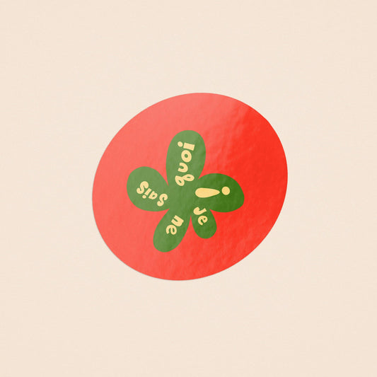 Je Ne Sais Quoi Tomato Sticker
