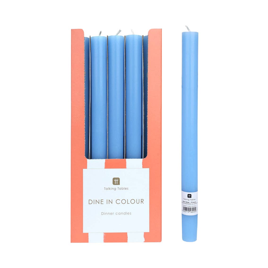 Blue Taper Candles | 25 Candles | POS Unit | Everyday |