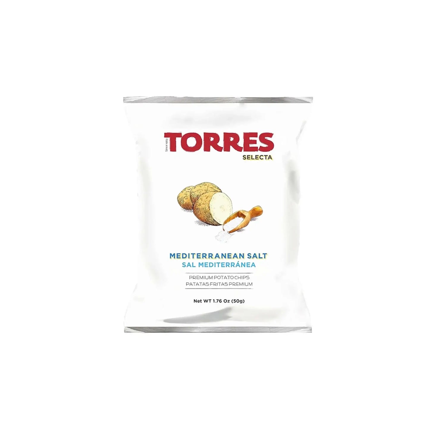 Mediterranean Sea Salt, Torres Potato Chips 50g | SMALL BAG