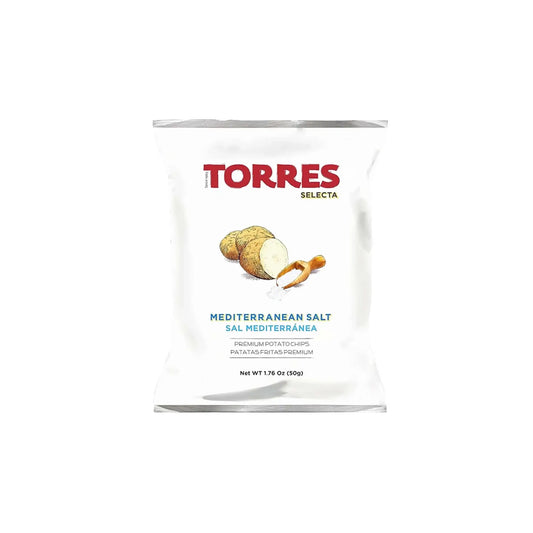 Mediterranean Sea Salt, Torres Potato Chips 50g | SMALL BAG