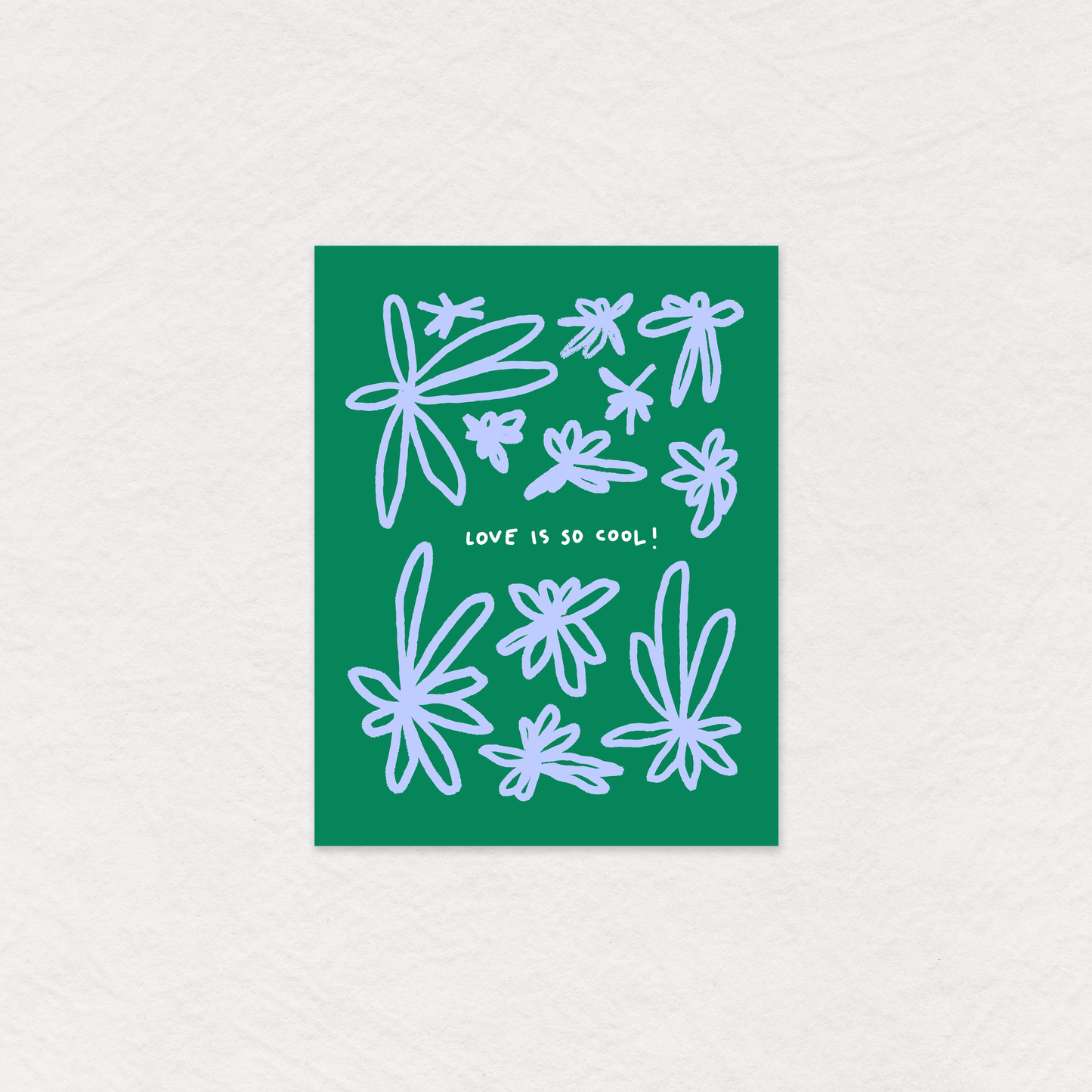 Love Is So Cool Greeting Card