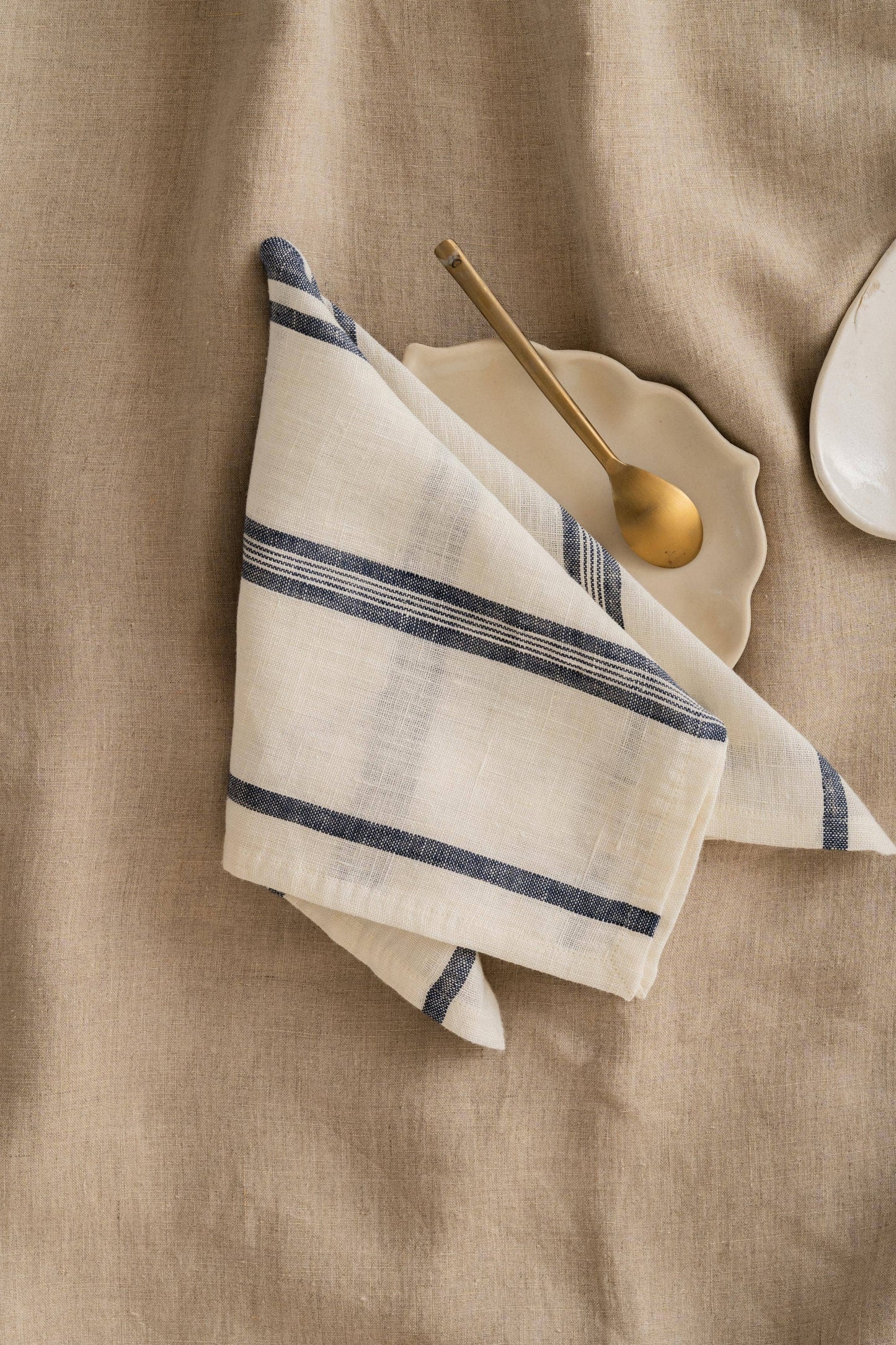 Pure Denise Linen Napkin – Yarn-Dyed Striped