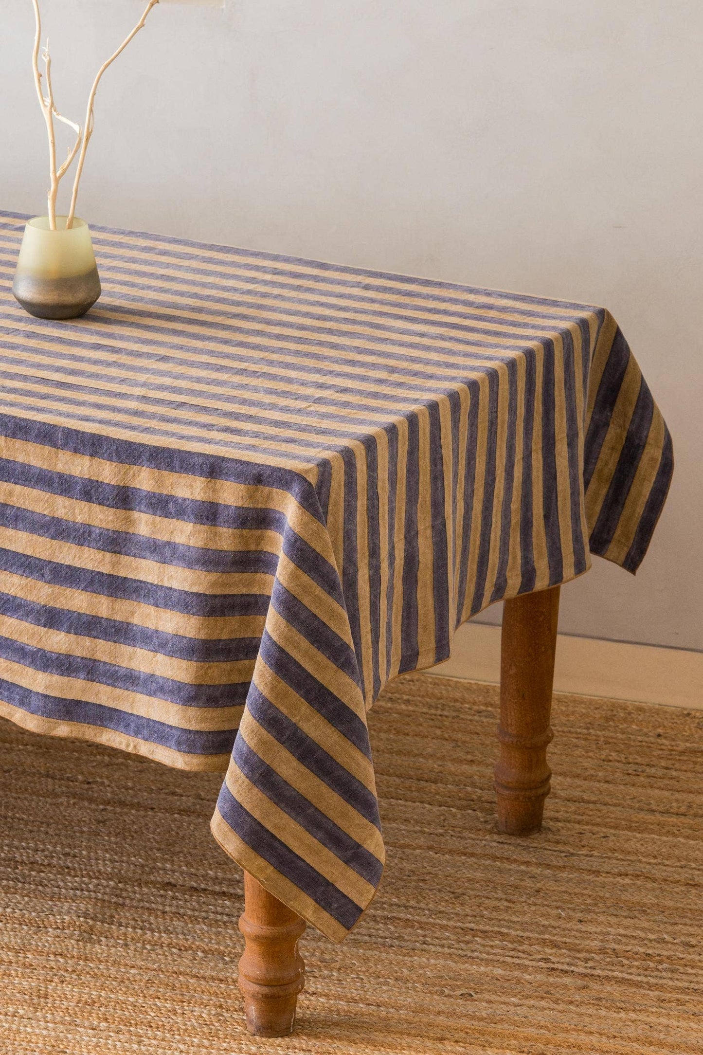 Decorative Block Print Maris Tablecloth