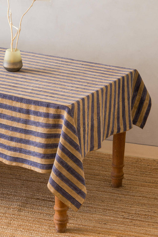 Decorative Block Print Maris Tablecloth