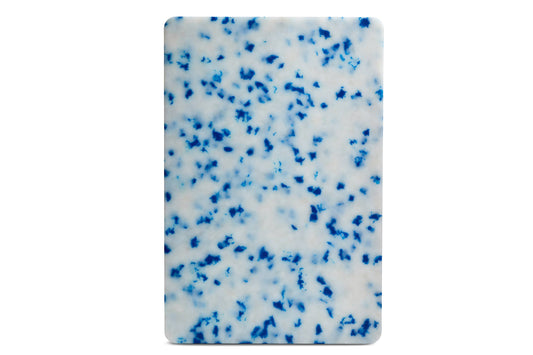Recycled Plastic Cutting Board Large Blue Confetti