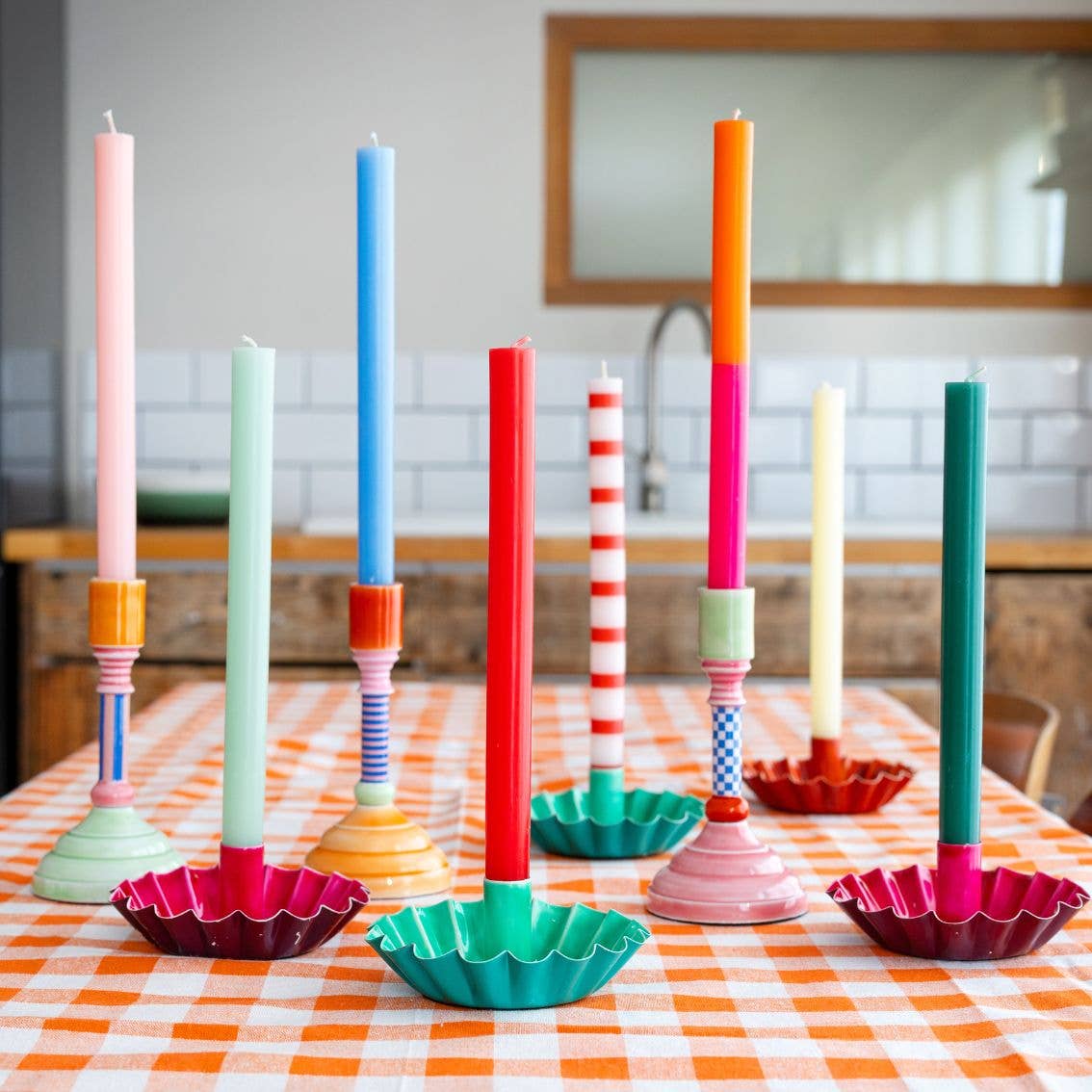 Blue Taper Candles | 25 Candles | POS Unit | Everyday |