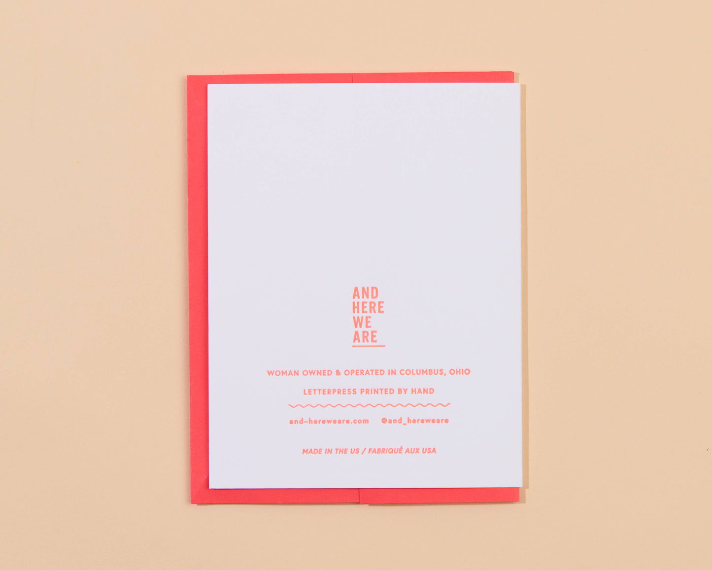 Butter Together Love Letterpress Card